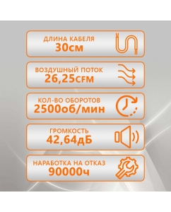 Купить Корпусной вентилятор Gembird D8015BM-3  в E-mobi