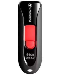 Купить Флешка Transcend JetFlash 590 64ГБ Red/Black (TS64GJF590K) в E-mobi