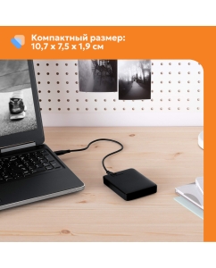 Купить Внешний жесткий диск WD My Passport Portable 4ТБ (WDBPKJ0040BBK-WESN)  в E-mobi