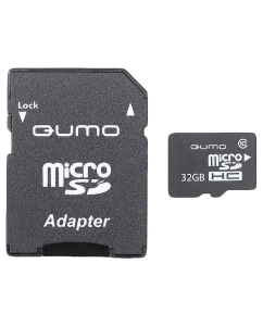 Купить Карта памяти QUMO Micro SDHC QM32GMICSDHC10U1 32GB в E-mobi