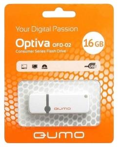 Купить Флешка QUMO Optiva 02 16ГБ White (QM16GUD-OP2-white)  в E-mobi