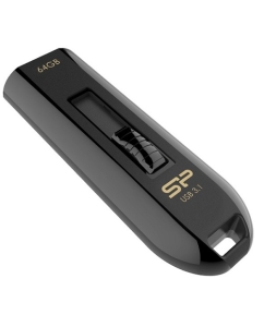 Купить Флешка Silicon Power Blaze B21 64ГБ Black (SP064GBUF3B21V1K) в E-mobi