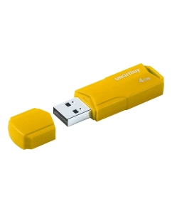 Купить Флешка Smart Buy Clue 4 ГБ желтый (SB4GBCLU-Y)  в E-mobi