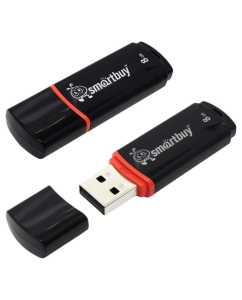 Купить Флешка SmartBuy Crown 8ГБ Black (SB8GBCRW-K) в E-mobi