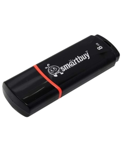 Купить Флешка SmartBuy Crown 8ГБ Black (SB8GBCRW-K)  в E-mobi