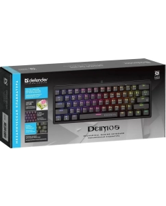 Купить Клавиатура Defender Deimos GK-303,  USB, черный 45303  в E-mobi