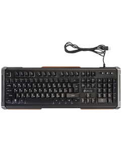 Купить Проводная игровая клавиатура OKLICK 717G Gray/Black (476395)  в E-mobi