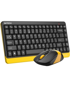 Купить Комплект клавиатура и мышь A4Tech FG1110 (FG1110 BUMBLEBEE)  в E-mobi