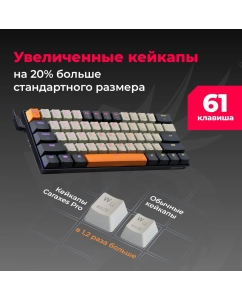 Купить Проводная/беспроводная игровая клавиатура Redragon Black (71554)  в E-mobi