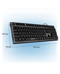 Купить Проводная игровая клавиатура Sven KB-G8000 Black (SV-019907)  в E-mobi