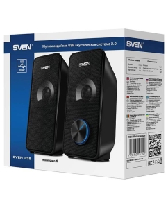 Купить Колонки компьютерные Sven 335 Black (SV-017248)  в E-mobi