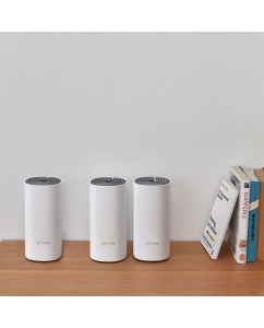Купить Mesh система TP-Link Deco E4 (3-PACK) AC1200 10/100BASE-TX White  в E-mobi