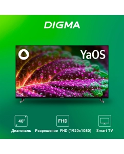 Купить Телевизор DIGMA DM-LED40SBB33, 40"(102 см), FHD  в E-mobi