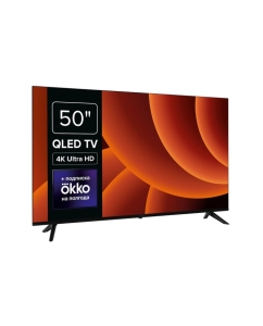 Купить Телевизор Rombica QL50 50MT-UDG54G, 50"(127 см), UHD 4K  в E-mobi