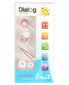 Купить Наушники Dialog EP-F57 Pink  в E-mobi