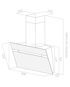 Купить Вытяжка настенная JETAIR BONNY BL 60 A черный  в E-mobi