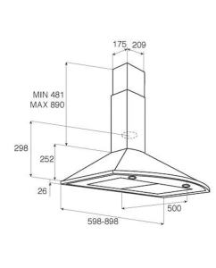 Купить Вытяжка настенная JETAIR JENNY TC-S 60 INX-10 серебристый  в E-mobi