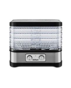 Купить Сушилка для овощей и фруктов Kitfort KT-1912 Black/Silver  в E-mobi