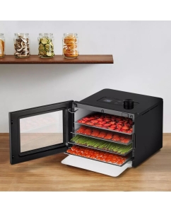 Купить Сушилка для овощей и фруктов Kitfort КТ-1946 черная  в E-mobi