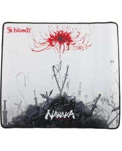 Купить Коврик для мыши A4TECH Bloody BP-45 L белый/рисунок, текстиль, 450х400х3мм bp-45 naraka  в E-mobi