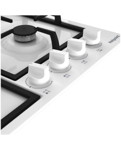 Купить Встраиваемая варочная панель газовая HotPoint HGMT 642 WH белый  в E-mobi