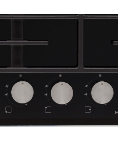 Купить Встраиваемая варочная панель газовая Krona HAGEL 45 BL W черный  в E-mobi