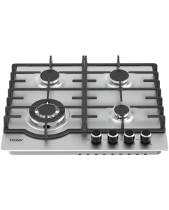 Купить Встраиваемая варочная панель газовая Haier HHX-M64RFX серебристый  в E-mobi