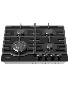 Купить Встраиваемая варочная панель газовая Haier HHX-G64RFVLB черный  в E-mobi
