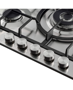 Купить Встраиваемая варочная панель газовая Delonghi NSL 575 X RUS серебристый  в E-mobi