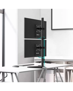 Купить Кронштейн для двух мониторов 13"-34" ONKRON  D208FS настольный чёрный  в E-mobi