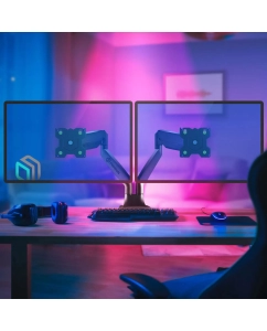 Купить Кронштейн для монитора 13"-32" ONKRON G200 настольный, чёрный  в E-mobi