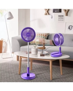 Купить Вентилятор настольный Kitfort КТ-412-1 фиолетовый  в E-mobi