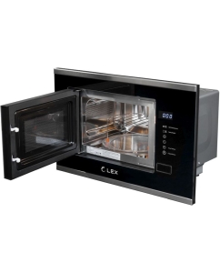 Купить Встраиваемая микроволновая печь LEX BIMO 20.01 IX черный  в E-mobi