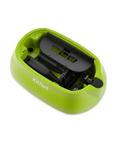 Купить Пароочиститель Kitfort KT-9102-2 черный, зеленый  в E-mobi