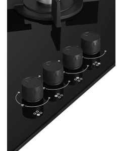 Купить Встраиваемая варочная панель газовая Beko HING 642202 SB черный  в E-mobi