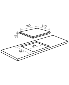 Купить Встраиваемая варочная панель газовая MBS PG-615WH белый  в E-mobi