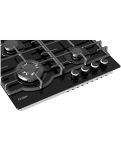 Купить Встраиваемая варочная панель газовая Haier HHX-G64RFB черный  в E-mobi