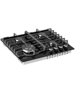 Купить Встраиваемая варочная панель газовая Haier HHX-G64RFB черный  в E-mobi