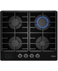Купить Встраиваемая варочная панель газовая Haier HHX-G64CNSB черный в E-mobi