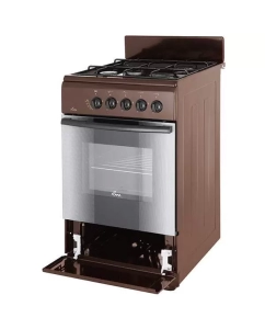 Купить Газовая плита Flama AG 14014 коричневый  в E-mobi