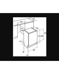 Купить Встраиваемая посудомоечная машина CATA LVI 46010  в E-mobi