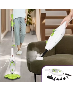 Купить Паровая швабра Kitfort КТ-1060 белый, зеленый  в E-mobi