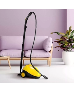 Купить Пароочиститель Kitfort КТ-9141-1 черный, желтый  в E-mobi