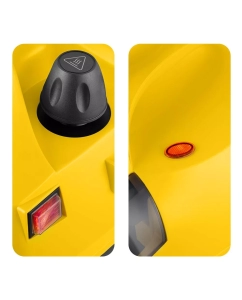 Купить Пароочиститель Kitfort КТ-9219 черный, желтый  в E-mobi