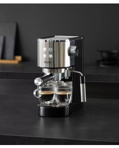 Купить Рожковая кофеварка KRUPS Virtuoso XP442C11 черный, серебристый  в E-mobi