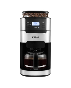 Купить Кофеварка капельного типа Kitfort KT-720 Black/Silver  в E-mobi