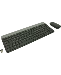 Купить Комплект клавиатура и мышь Logitech Slim Wireless Desktop MK470 (920-009204)  в E-mobi