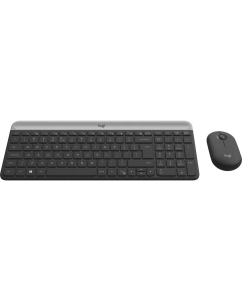 Купить Комплект клавиатура и мышь Logitech Slim Wireless Desktop MK470 (920-009204)  в E-mobi