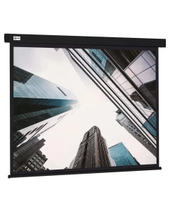 Купить Экран Cactus Wallscreen CS-PSW-124X221-BK,  221х124.5 см, 169,  настенно-потолочный черный в E-mobi