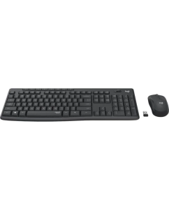 Купить Комплект клавиатура и мышь Logitech Wireless MK295 Silent Combo Graphite  в E-mobi